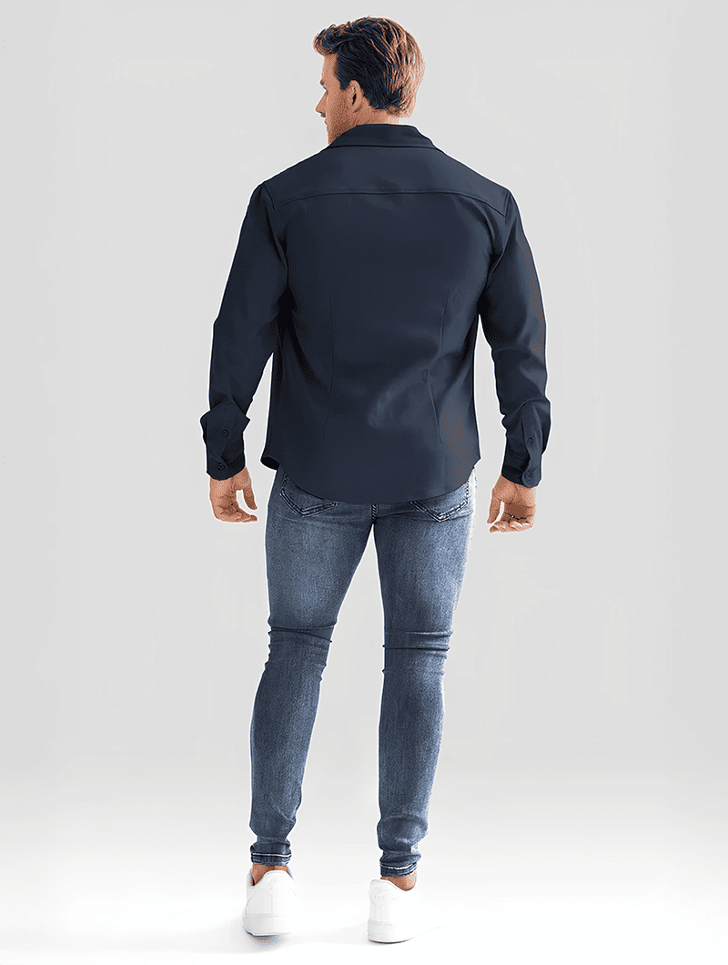 Chemise Overshirt Simon - Bleu Marine