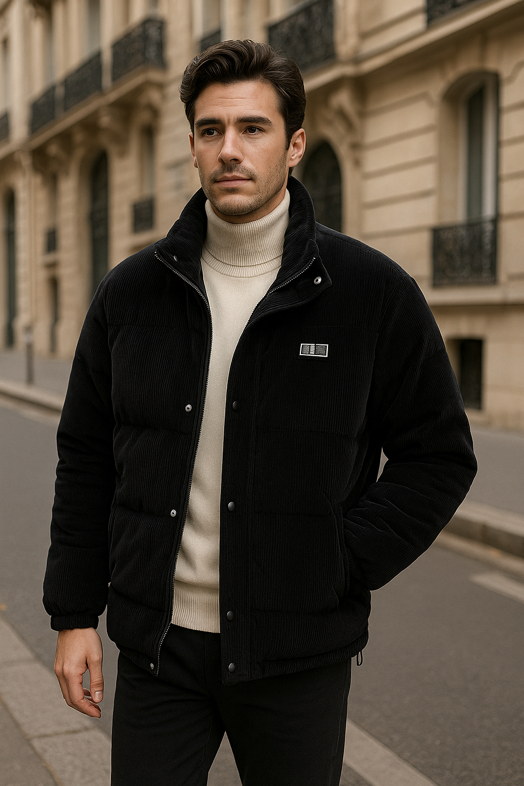 Doudoune Louis Murphy™ – Velours Côtelé Premium