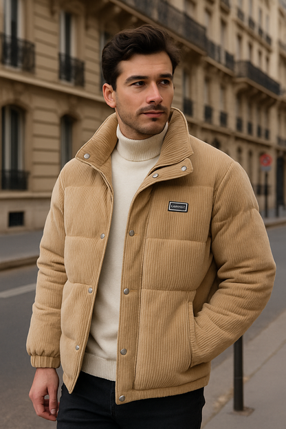 Doudoune Louis Murphy™ – Velours Côtelé Premium