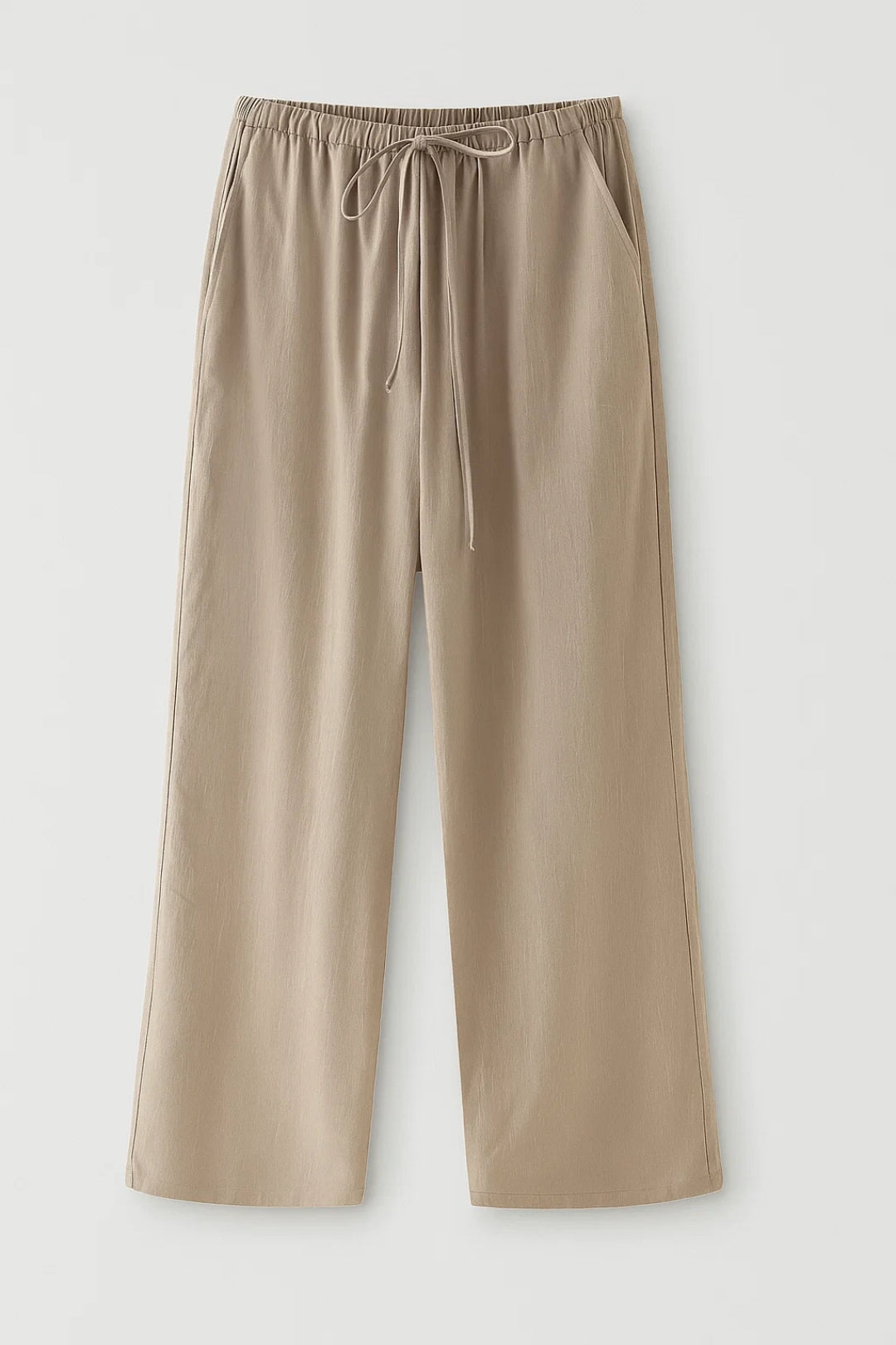 Ensemble élégant deux pièces pour femme | Veste à ceinture et pantalons amples