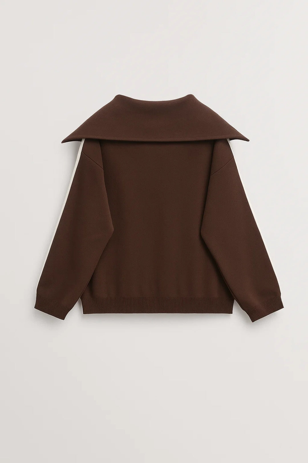 Ensemble en maille avec zip et pantalons amples | Confort et style décontracté