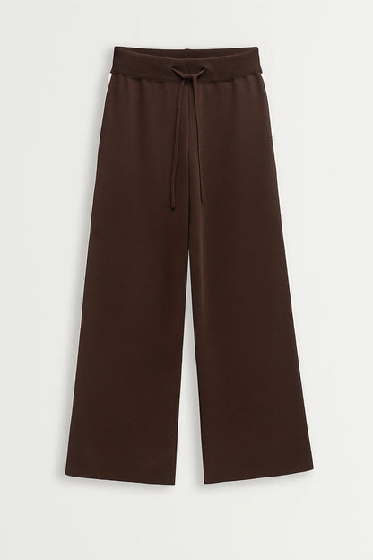 Ensemble en maille avec zip et pantalons amples | Confort et style décontracté