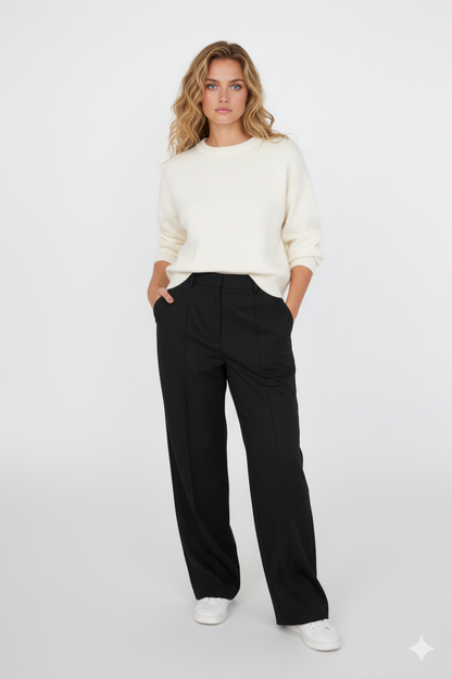 Aisha | pull en laine brun