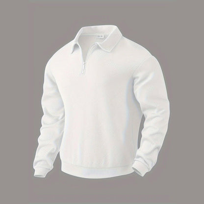 Kasper - Pull Texturé à Col Zippé